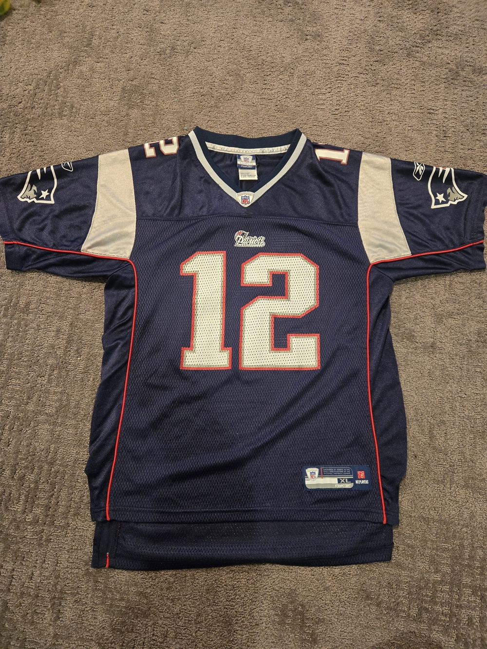 Kids New England Patriots Tom Brady Football Jersey